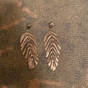 Kendra Scott silver earrings